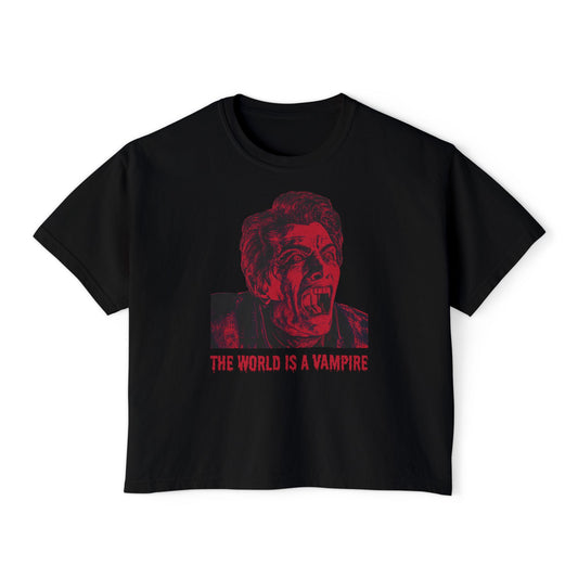 The World is a Vampire Boxy Tee